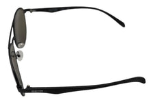 Load image into Gallery viewer, Kenneth Cole Reaction Mens Sunglass Matte Black Metal Aviator, Blue KC1318 2X