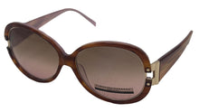 Load image into Gallery viewer, Carolina Herrera Womens Brown Plastic Oversized Rectangle Sunglass H730