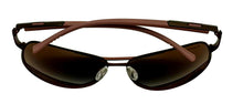 Load image into Gallery viewer, Perry Ellis Brown Men Sunglass Metal Aviator Brown, Brown Lens PE23. 4