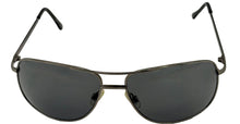 Load image into Gallery viewer, Perry Ellis Sunglasses Mens Gunmetal Matte, Metal Aviator, Solid Smoke Lens 23 5
