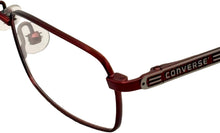 Load image into Gallery viewer, Converse Big Kid Rectangle Burgundy Metal Eyewear Frame Freefall 47mm