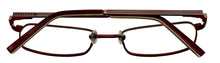 Load image into Gallery viewer, Converse Big Kid Rectangle Burgundy Metal Eyewear Frame Freefall 47mm