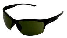 Load image into Gallery viewer, Timberland Black Mens Plastic Rectangle Wrap Sunglass, Green Lens TB7265. 2N