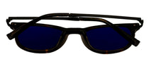 Load image into Gallery viewer, John Varvatos Mens Tortoise Plastic Square Sunglass, Green Lens V540