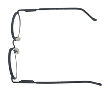 Load image into Gallery viewer, Bob Mackie Mens Black Oval Metal Eyewear Frame. BM 853. 46mm