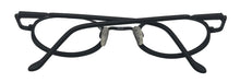 Load image into Gallery viewer, Bob Mackie Mens Black Oval Metal Eyewear Frame. BM 853. 46mm