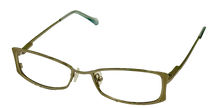 Load image into Gallery viewer, Norma Kamali Ophthalmic Eyeglass Silver Rectangle Metal Frame. NK7243. 49mm