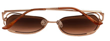 Load image into Gallery viewer, Guess Sunglass Womens Rose Gold Oversized Square Gradient Lens GF0416. 28F