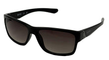 Load image into Gallery viewer, Kenneth Cole Reaction Mens Soft Rectangle Shiny Black, Gradient Lens KC1246. 1B