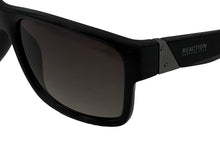 Load image into Gallery viewer, Kenneth Cole Reaction Mens Soft Rectangle Shiny Black, Gradient Lens KC1246. 1B