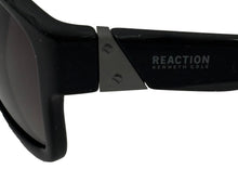 Load image into Gallery viewer, Kenneth Cole Reaction Mens Soft Rectangle Shiny Black, Gradient Lens KC1246. 1B