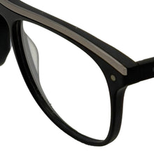 Load image into Gallery viewer, Perry Ellis Mens Black Rectangle Plastic Eyewear Frame PE393. 53mm