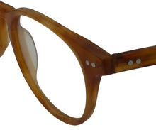 Load image into Gallery viewer, Jones New York Mens Blonde Tortoise Round Plastic Eyewear Frame, J516 45mm