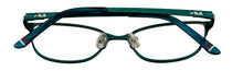 Load image into Gallery viewer, Fila Big Kids Soft Square Eye Metal Eyewear Frame VF1150 Teal 48mm