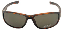 Load image into Gallery viewer, Guess Mens Matte Havana Rectangle Sunglasses, Brown Lens. GF0210. 52E