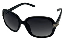 Load image into Gallery viewer, Guess Sunglass Womens Black Overside Rectangle Plastic, Gradient Lens GF0405. 1B
