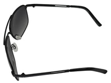 Load image into Gallery viewer, Perry Ellis Black Men Sunglass Metal Aviator , Smoke Gradient Lens PE24. 3