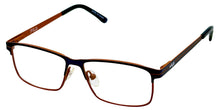 Load image into Gallery viewer, Fila Big Kids Navy Rectangle Metal Eyewear Frame VF1152. 46mm