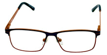 Load image into Gallery viewer, Fila Big Kids Navy Rectangle Metal Eyewear Frame VF1152. 46mm
