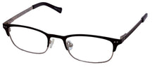 Load image into Gallery viewer, Lucky Mens Ophthalmic Soft Rectangle Metal Frame. Smarty Black 45mm