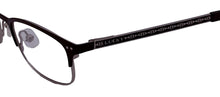 Load image into Gallery viewer, Lucky Mens Ophthalmic Soft Rectangle Metal Frame. Smarty Black 45mm