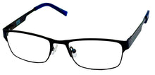 Load image into Gallery viewer, Converse Big Kids Rectangle Navy Metal Eyewear Frame K025. 45mm