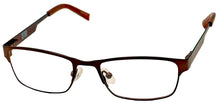 Load image into Gallery viewer, Converse Big Kids Rectangle Brown Metal Eyewear Frame K025. 45mm