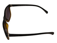 Load image into Gallery viewer, Perry Ellis Men BlackBrown Stripe Plastic Sunglass, Gradient Lens PE37 1