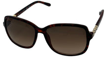 Load image into Gallery viewer, Guess Womens Dark Havana Rectangle Plastic Sunglasses, Gradient Lens GF0393 52F