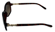 Load image into Gallery viewer, Guess Womens Dark Havana Rectangle Plastic Sunglasses, Gradient Lens GF0393 52F