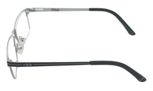 Load image into Gallery viewer, Fila Big Kids Black Rectangle Metal Eyewear Frame VF1152. 46mm