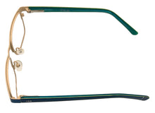 Load image into Gallery viewer, Fila Big Kids Navy Gold Rectangle Metal Eyewear Frame VF9464. 47mm