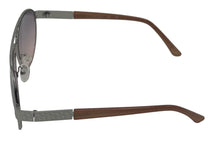 Load image into Gallery viewer, Guess Sunglass Mens Nickeltin Metal Aviator, Smoke Gradient Lens GF0414. 10B
