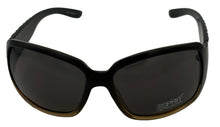 Load image into Gallery viewer, Esprit Women's Sunglasses Plastic Rectangle Wrap Black Fade/Gray. ET19311 538