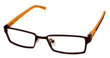 Load image into Gallery viewer, Converse Big Kids Brown Ophthalmic Soft Rectangle Metal Frame K010 50mm
