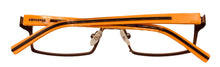 Load image into Gallery viewer, Converse Big Kids Brown Ophthalmic Soft Rectangle Metal Frame K010 47mm