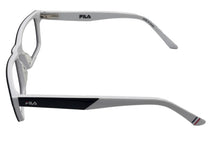 Load image into Gallery viewer, Fila Big Kids Black White Rectangle Plastic Eyewear Frame VF9456. 48mm