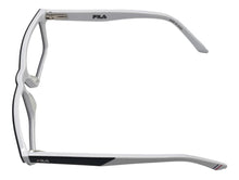 Load image into Gallery viewer, Fila Big Kids Black White Rectangle Plastic Eyewear Frame VF9456. 48mm