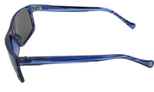 Load image into Gallery viewer, Lucky Brand Mens Matte Blue Plastic Rectangle Sunglass, Smoke Lens Refrain