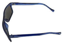 Load image into Gallery viewer, Lucky Brand Mens Matte Blue Plastic Rectangle Sunglass, Smoke Lens Refrain