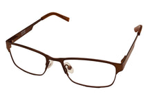 Load image into Gallery viewer, Converse Big Kids Rectangle Brown Metal Eyewear Frame K025. 48mm