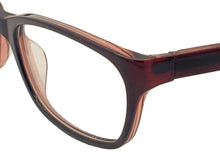 Load image into Gallery viewer, Jones New York Burgundy Womens Plastic Rectangle Eyewear , J730 53mm