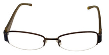 Load image into Gallery viewer, Jones New York Womens Metal Rectangle Rimless Eyewear Frame J459 Champagne 51mm