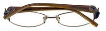 Load image into Gallery viewer, Jones New York Womens Metal Rectangle Rimless Eyewear Frame J459 Champagne 51mm
