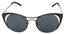 Load image into Gallery viewer, Sting Womens Metal Metal Round Cateye Sunglass Smoke Lens SST135 02AB