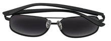Load image into Gallery viewer, Guess Sunglass Women's Black Square Metal Aviator, Smoke Lens GF0227. 1B
