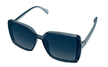 Load image into Gallery viewer, Guess Sunglass Womens Blue Oversized Square Plastic, Smoke Gradient GO00023 84W