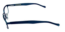Load image into Gallery viewer, Lucky Big Kids Ophthalmic Soft Rectangle Metal Frame. Stephen Blue. 46mm