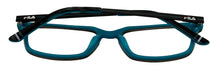 Load image into Gallery viewer, Fila Big Kids Black Rectangle Plastic Eyewear Frame VF1153. 47mm