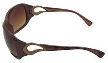 Load image into Gallery viewer, Esprit Women's Sunglasses Plastic Rectangle Wrap Brown Gold ET19318 535